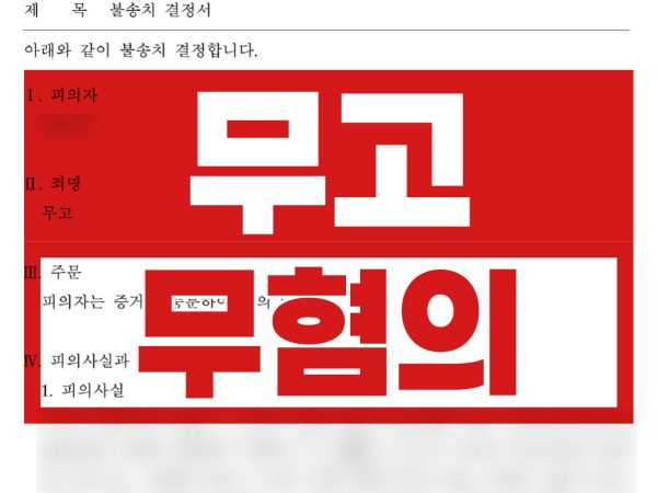 무혐의