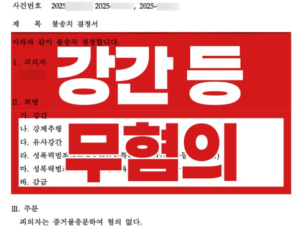 무혐의